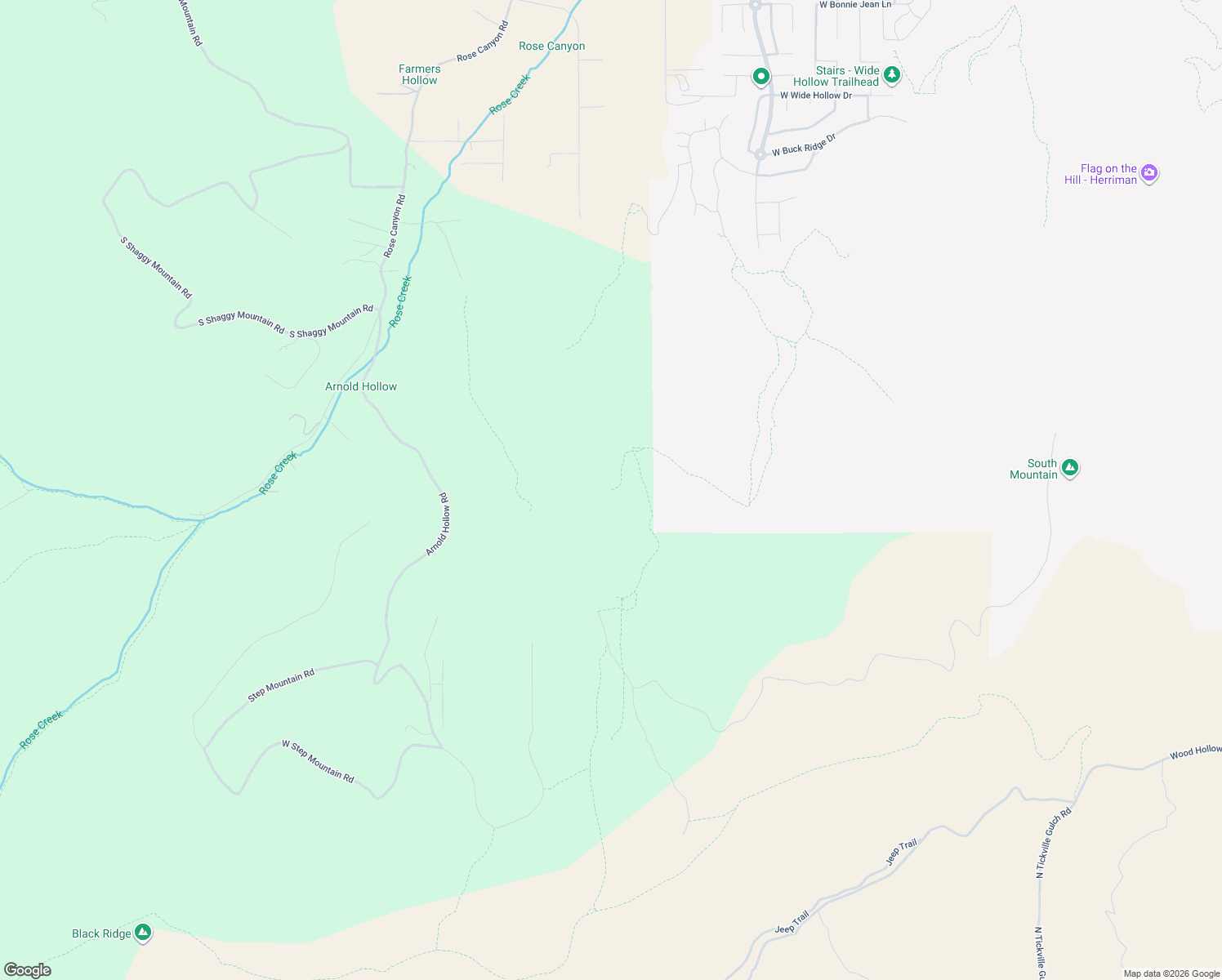 map of restaurants, bars, coffee shops, grocery stores, and more near 7804 Step Mountain Road in Herriman