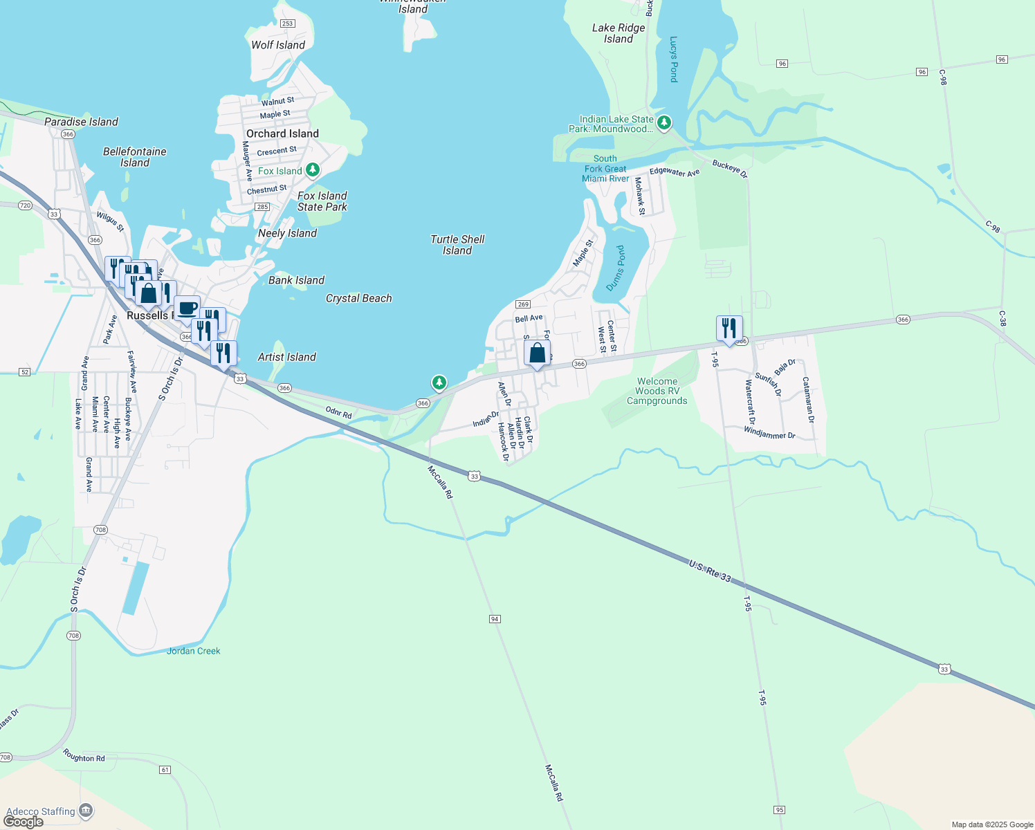 7181 Hardin Drive, Russells Point OH Walk Score