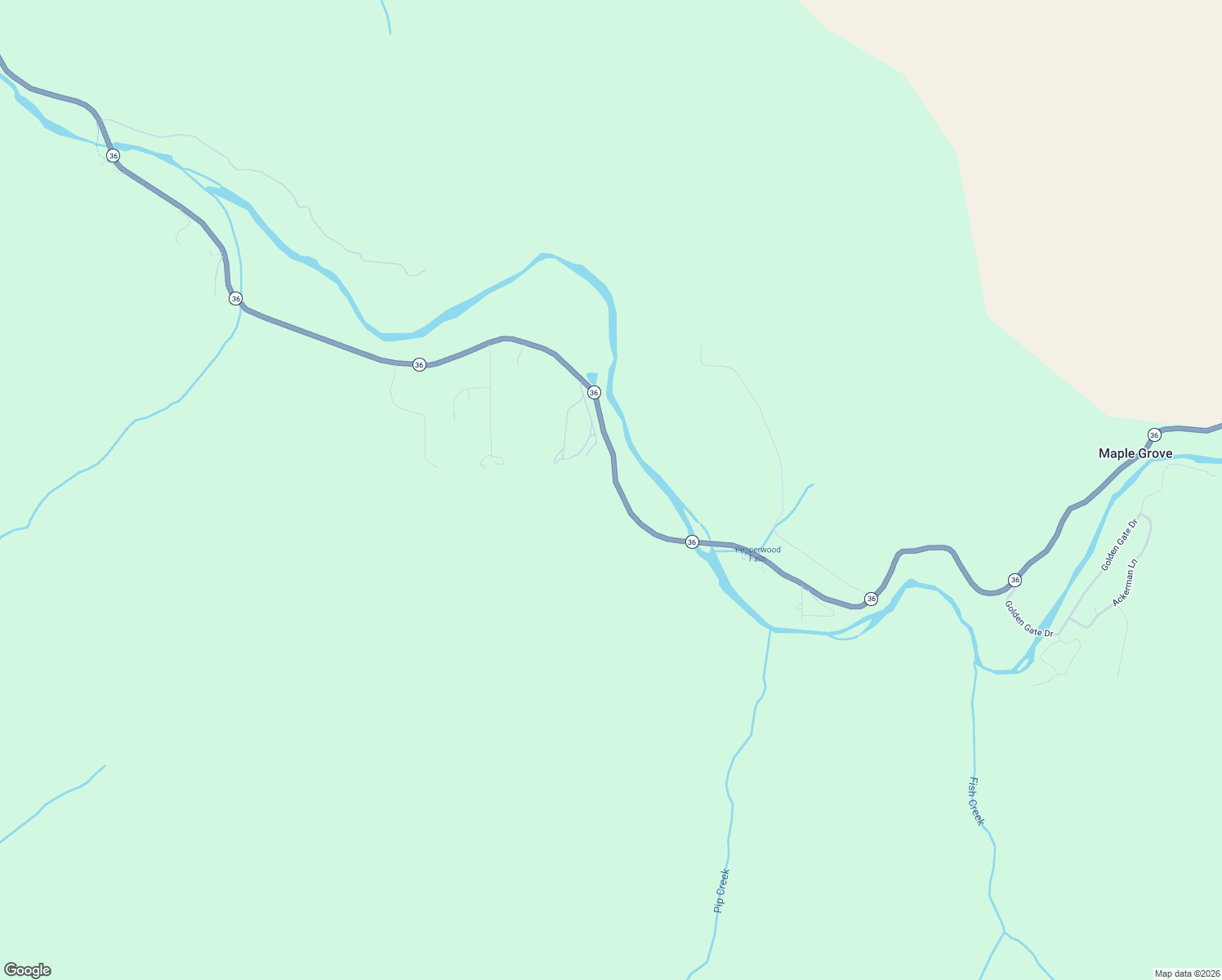 map of restaurants, bars, coffee shops, grocery stores, and more near 20720 California 36 in Carlotta