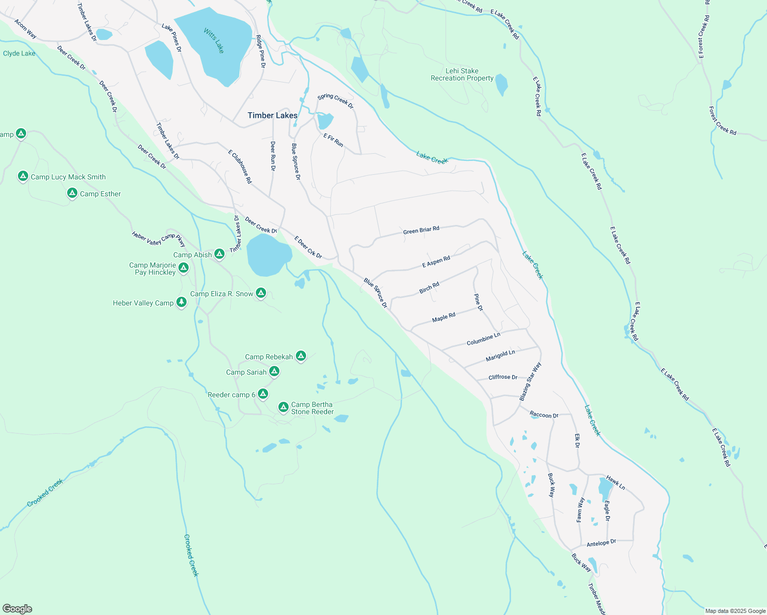 map of restaurants, bars, coffee shops, grocery stores, and more near 3400 Blue Spruce Drive in Heber City