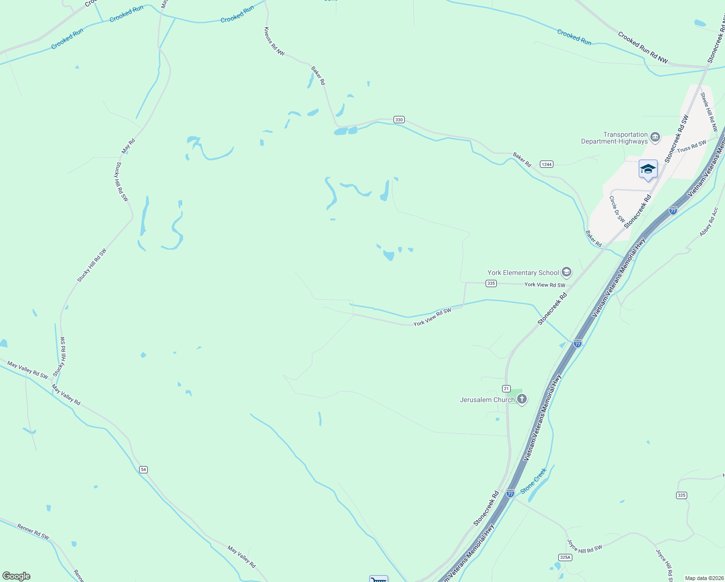 map of restaurants, bars, coffee shops, grocery stores, and more near 3265 Yorkview Road Southwest in New Philadelphia