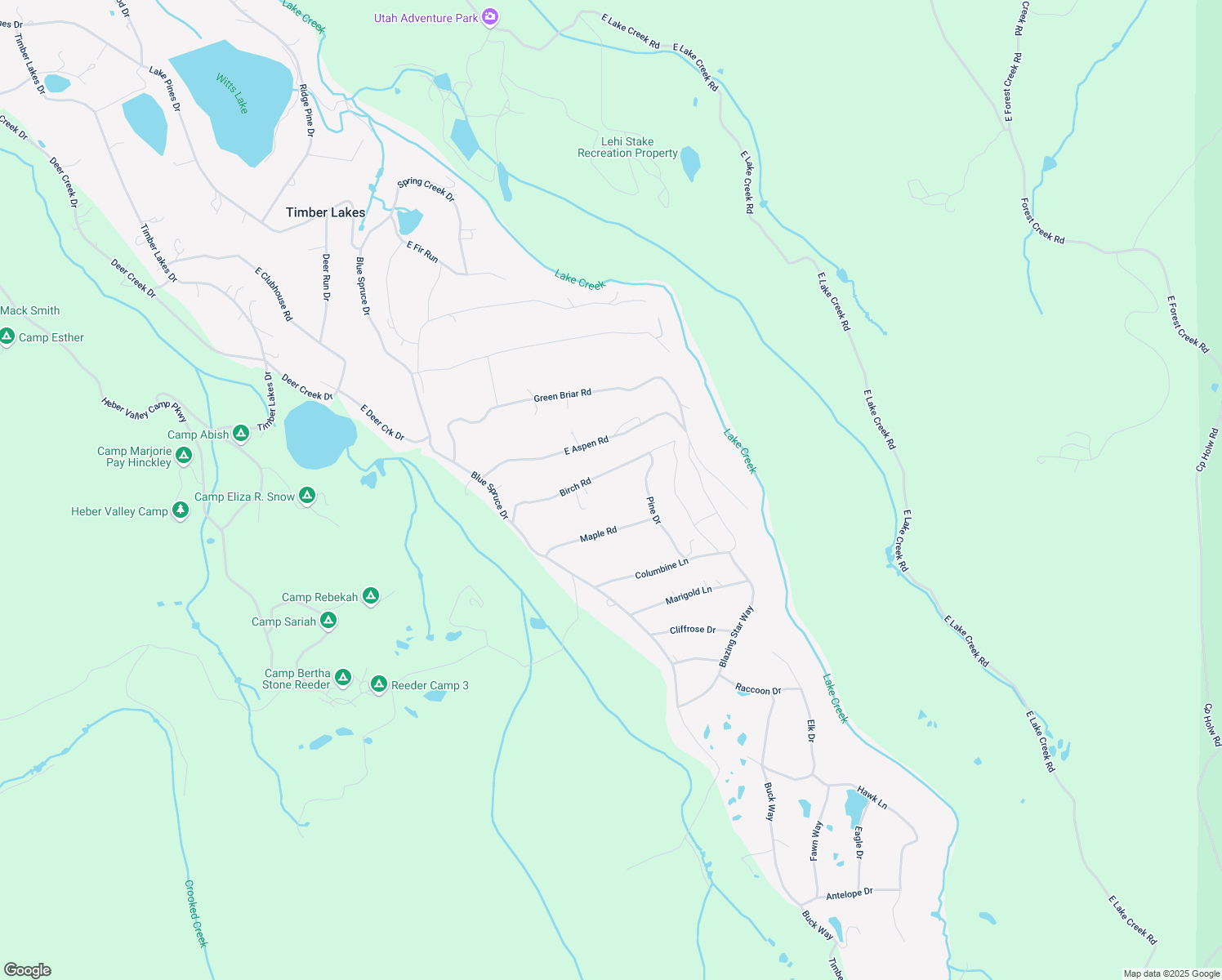 map of restaurants, bars, coffee shops, grocery stores, and more near 11220 Birch Road in Heber City