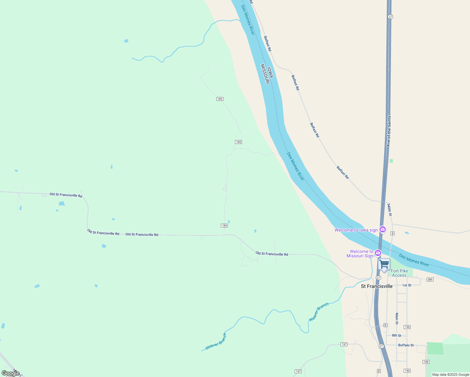 map of restaurants, bars, coffee shops, grocery stores, and more near 19807 County Road 185 in Revere