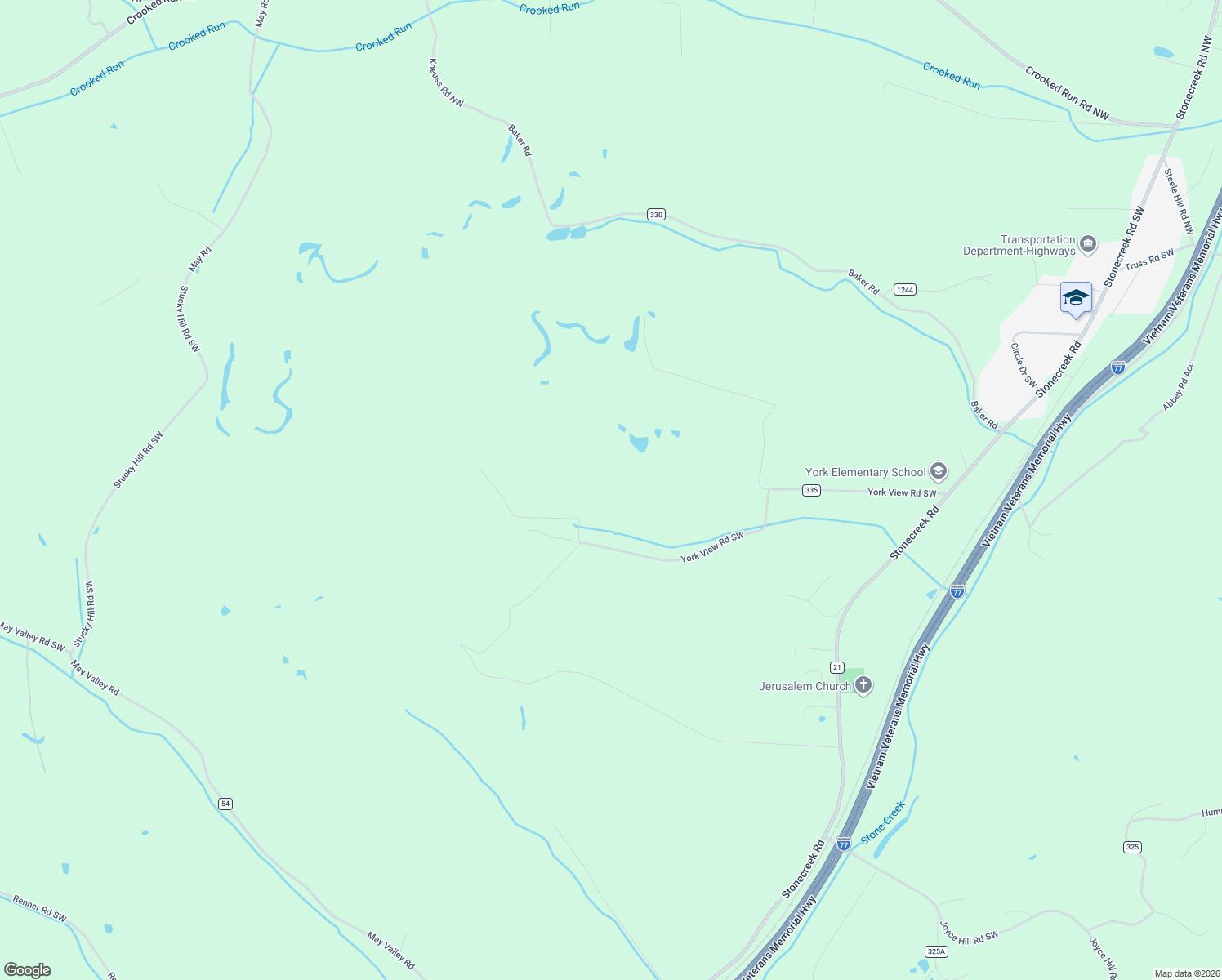 map of restaurants, bars, coffee shops, grocery stores, and more near 3265 Yorkview Road Southwest in New Philadelphia