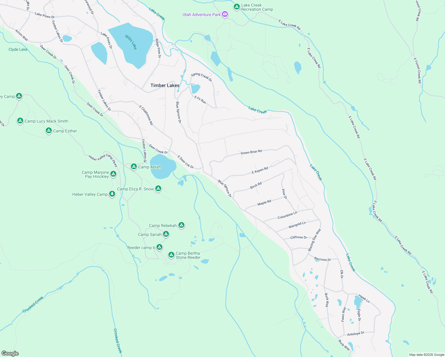 map of restaurants, bars, coffee shops, grocery stores, and more near 3310 Blue Spruce Drive in Heber City