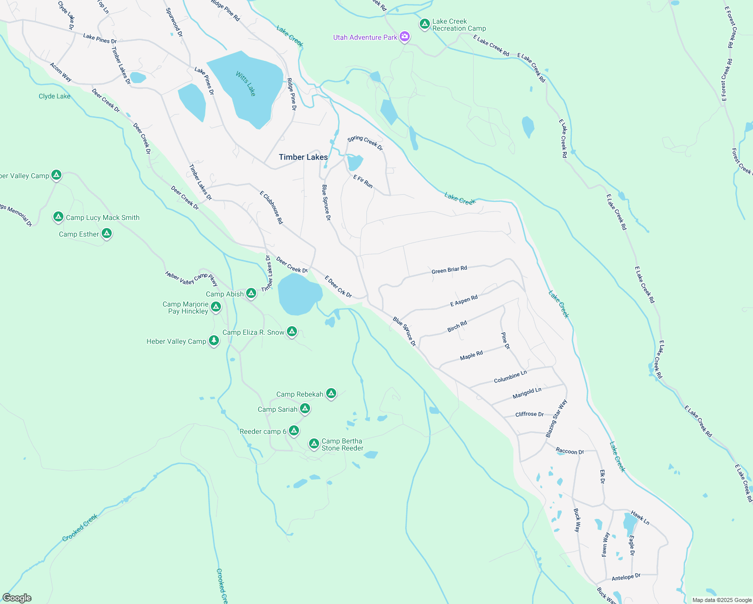 map of restaurants, bars, coffee shops, grocery stores, and more near 3163 Blue Spruce Drive in Heber City