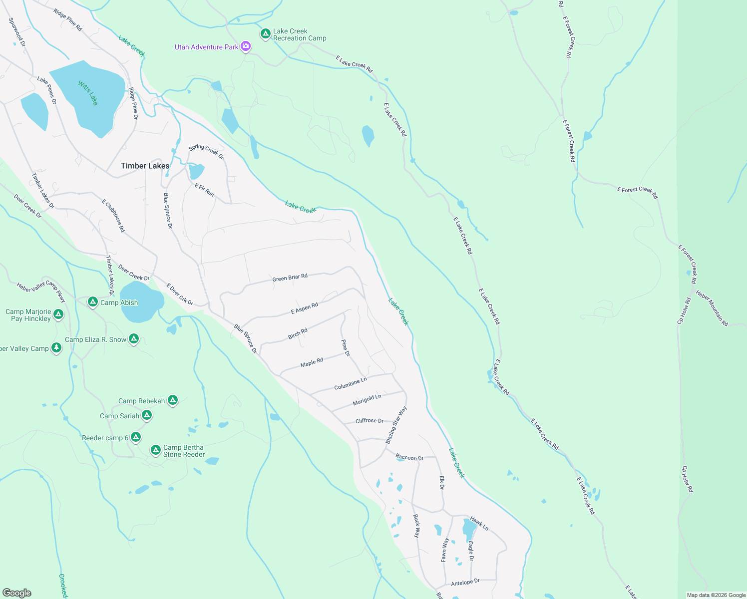 map of restaurants, bars, coffee shops, grocery stores, and more near 11685 East Aspen Road in Heber City