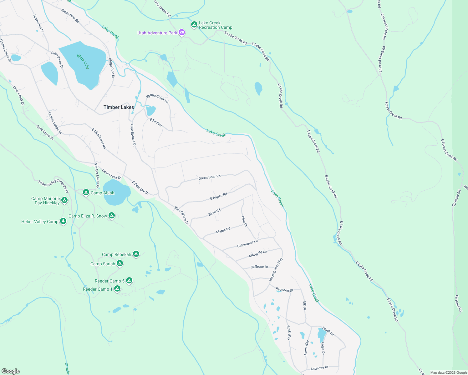 map of restaurants, bars, coffee shops, grocery stores, and more near 11220 Green Briar Road in Heber City