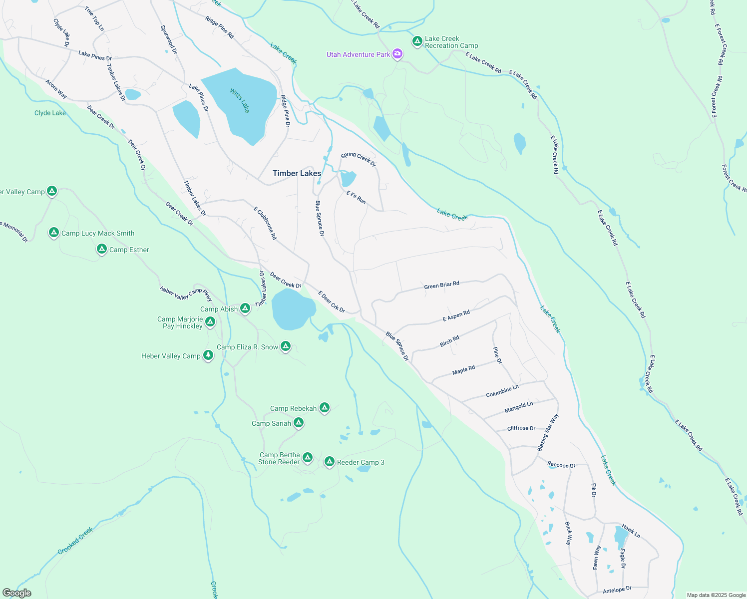 map of restaurants, bars, coffee shops, grocery stores, and more near 10749 Green Briar Road in Heber City