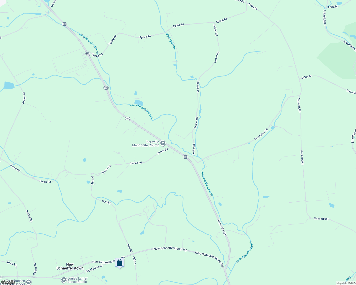map of restaurants, bars, coffee shops, grocery stores, and more near 18 Hipple Ln in Bernville