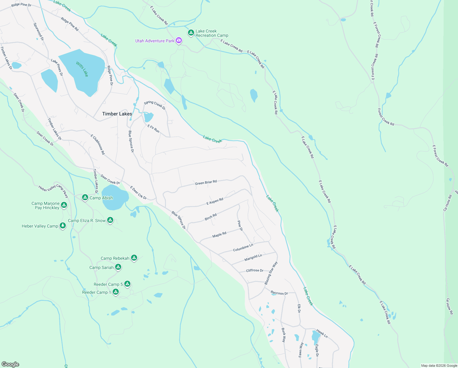 map of restaurants, bars, coffee shops, grocery stores, and more near 11220 Green Briar Road in Heber City