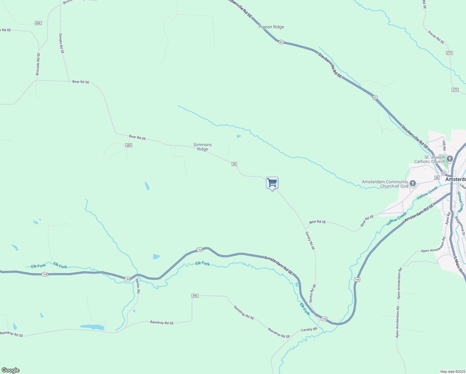 map of restaurants, bars, coffee shops, grocery stores, and more near in Amsterdam