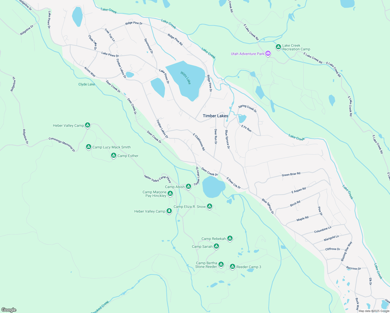 map of restaurants, bars, coffee shops, grocery stores, and more near 2859 Timber Lakes Drive in Heber City
