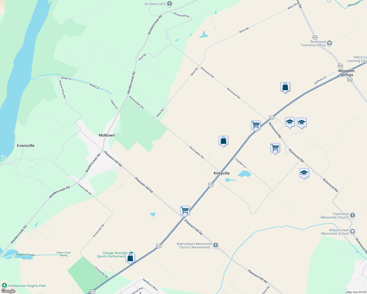 map of restaurants, bars, coffee shops, grocery stores, and more near 88 Richmaiden Road in Fleetwood