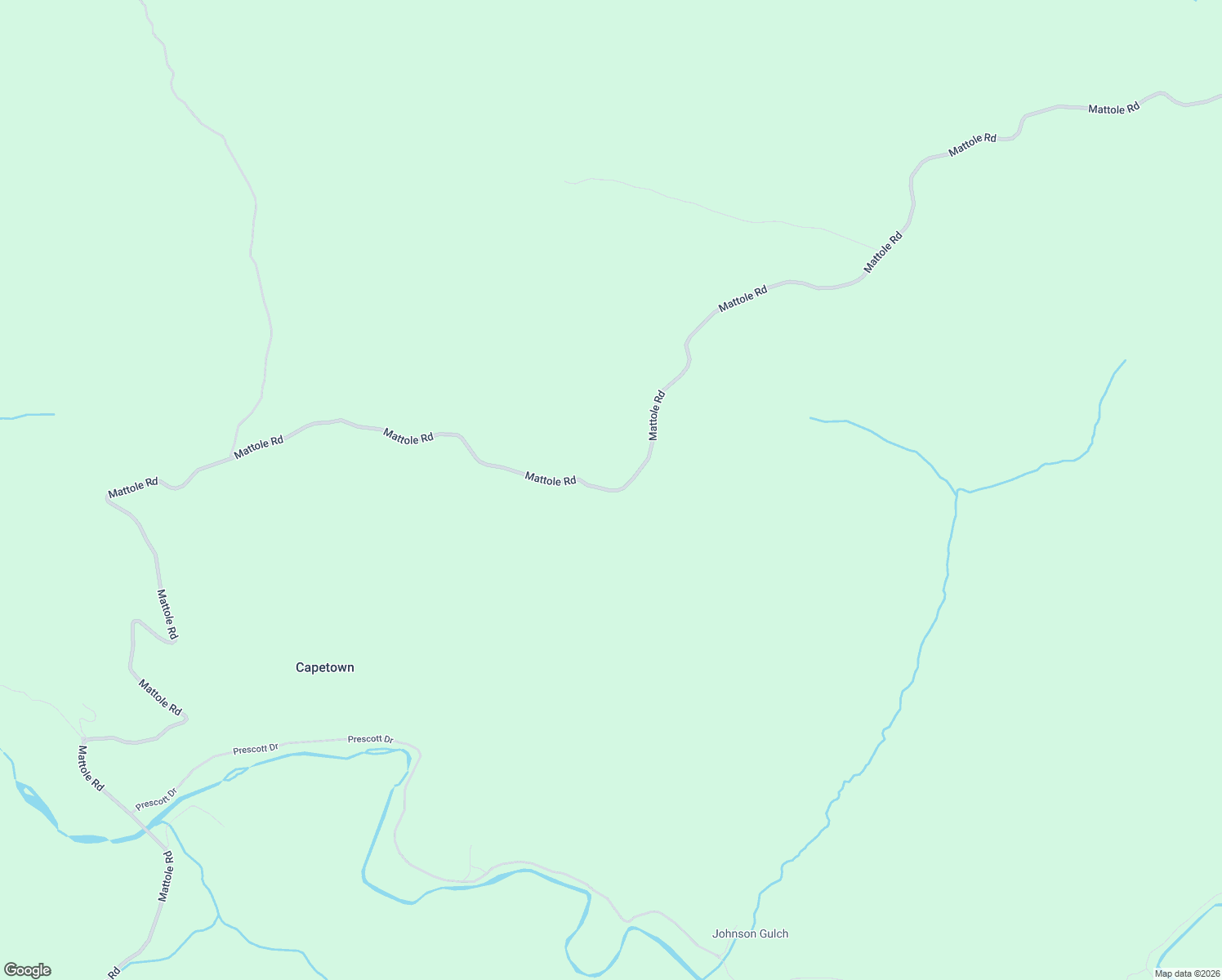 map of restaurants, bars, coffee shops, grocery stores, and more near Mattole Rd in Ferndale