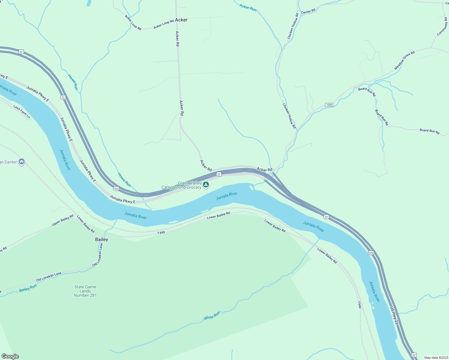 map of restaurants, bars, coffee shops, grocery stores, and more near 354 Juniata Parkway East in Newport