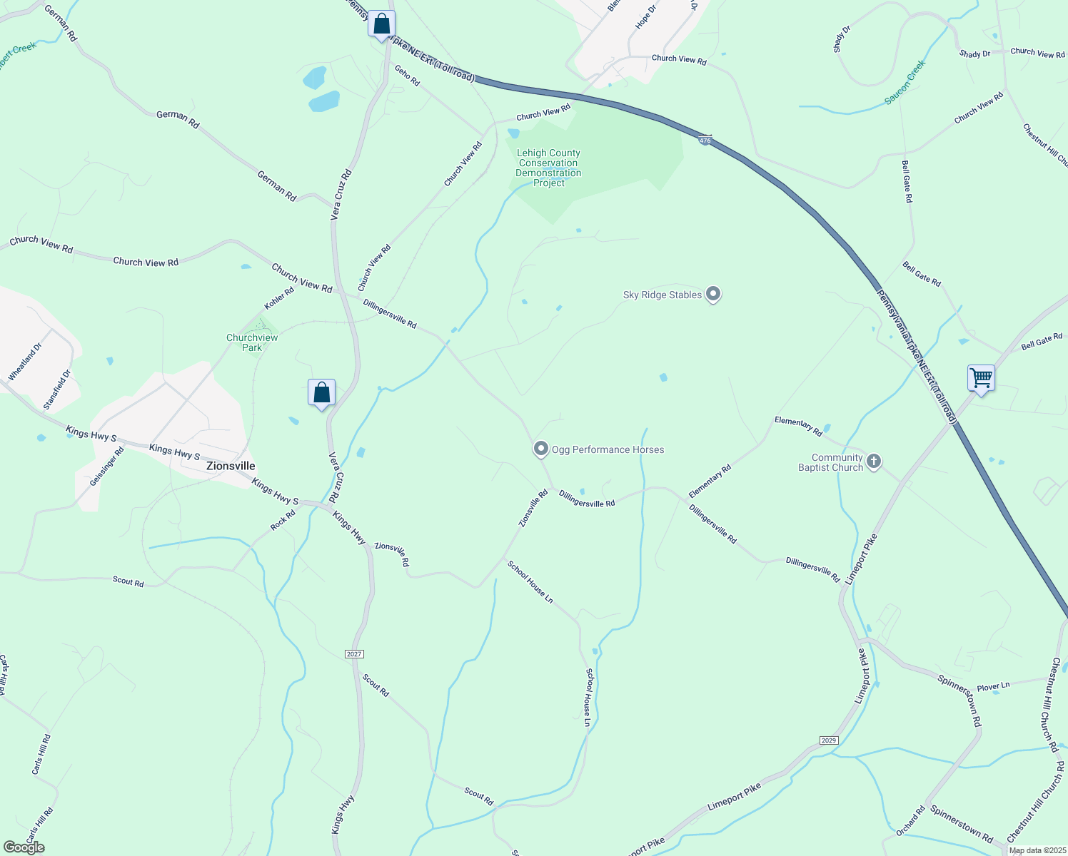 map of restaurants, bars, coffee shops, grocery stores, and more near 3999 Dillingersville Road in Zionsville