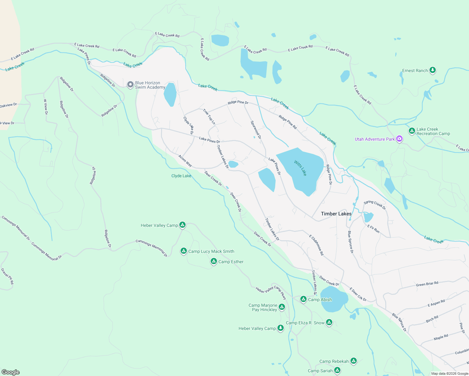 map of restaurants, bars, coffee shops, grocery stores, and more near 9313 Deer Creek Drive in Heber City