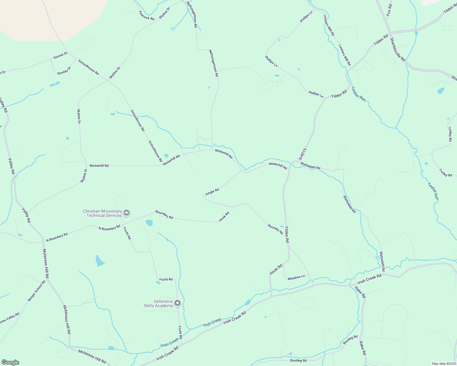 map of restaurants, bars, coffee shops, grocery stores, and more near 211 Jungle Road in Bernville