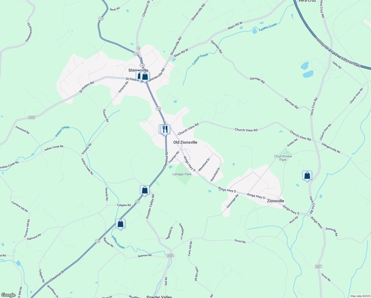 map of restaurants, bars, coffee shops, grocery stores, and more near 6002 Garden Alley in Zionsville
