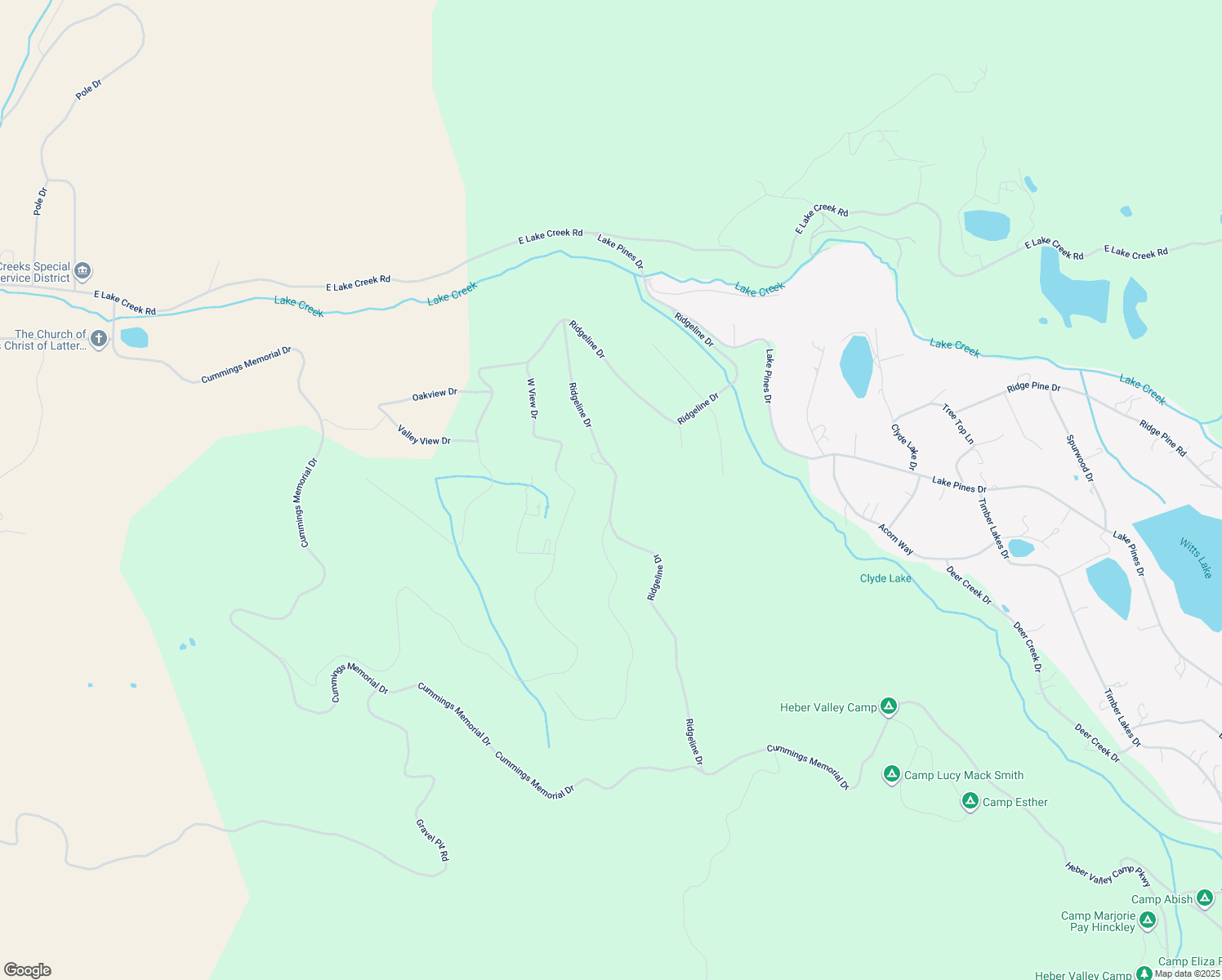 map of restaurants, bars, coffee shops, grocery stores, and more near 2022 Ridgeline Drive in Heber City