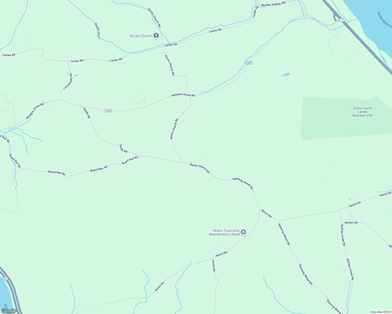 map of restaurants, bars, coffee shops, grocery stores, and more near 725 Bucks Church Road in Newport