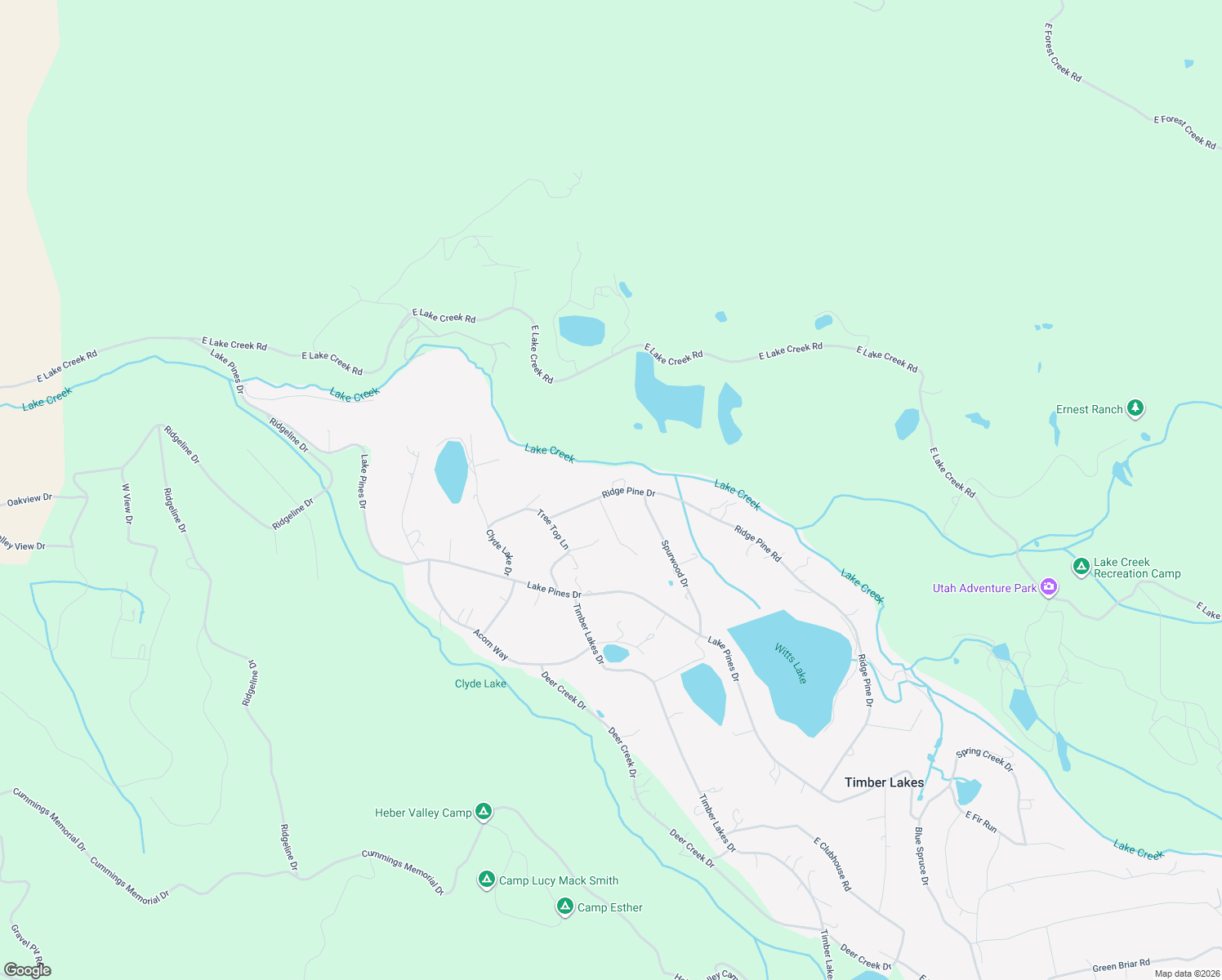 map of restaurants, bars, coffee shops, grocery stores, and more near 9395 Ridge Pine Drive in Heber City