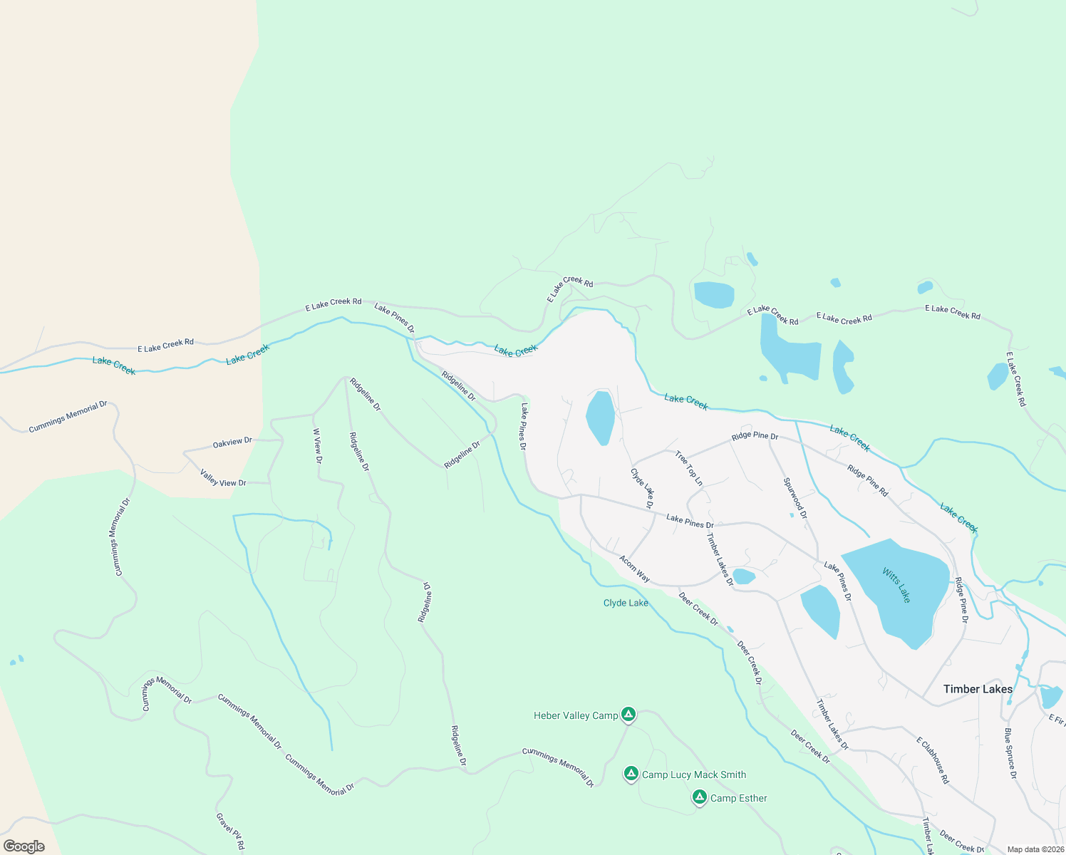 map of restaurants, bars, coffee shops, grocery stores, and more near 8491 Lake Pines Drive in Heber City