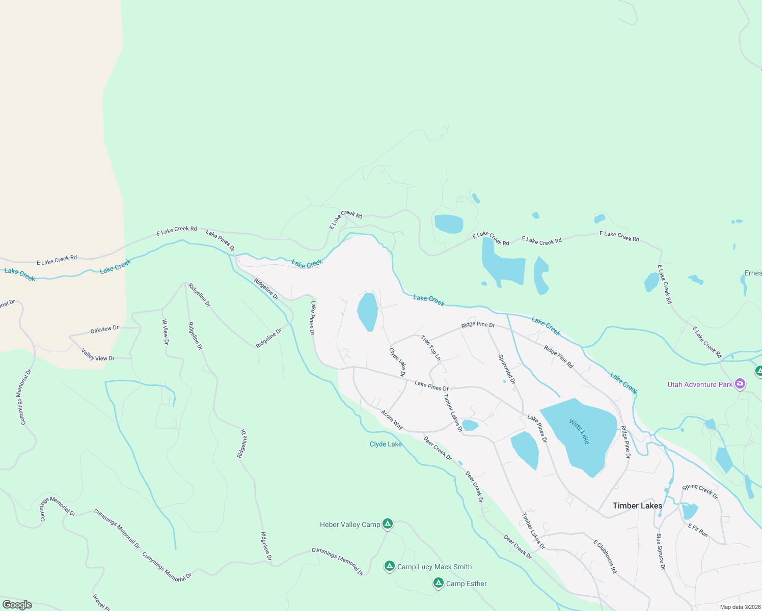 map of restaurants, bars, coffee shops, grocery stores, and more near 303 Clyde Lake Drive in Heber City