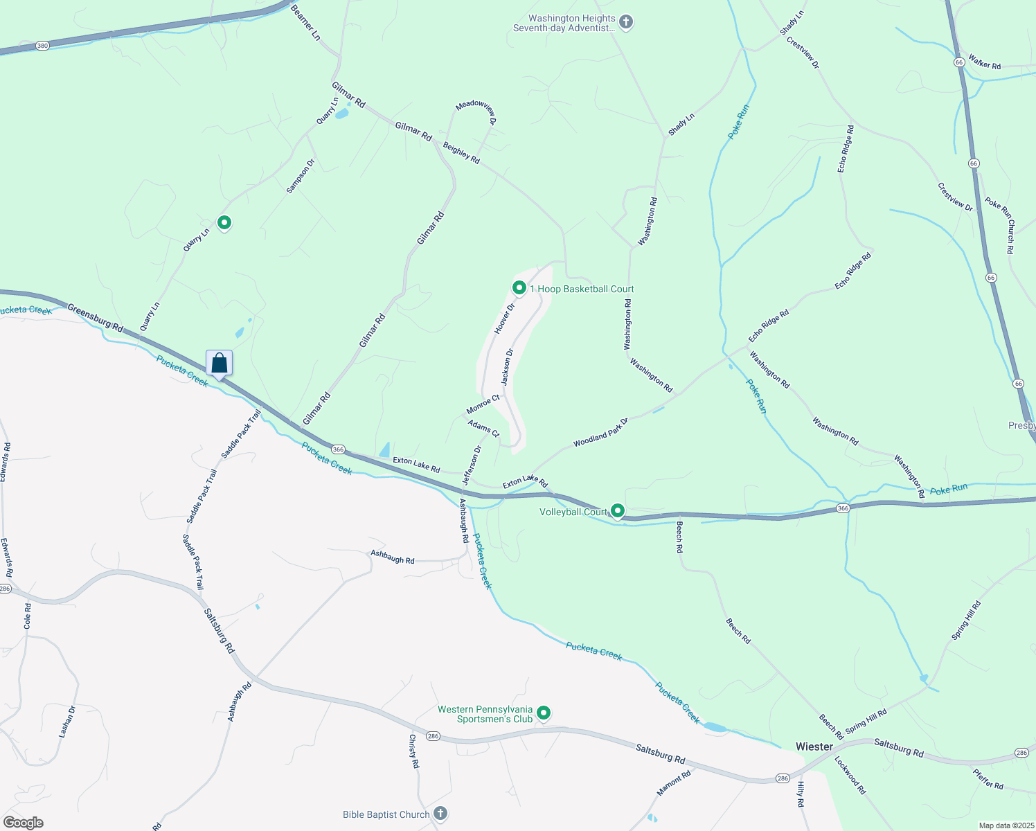 map of restaurants, bars, coffee shops, grocery stores, and more near 330 Jackson Drive in Apollo