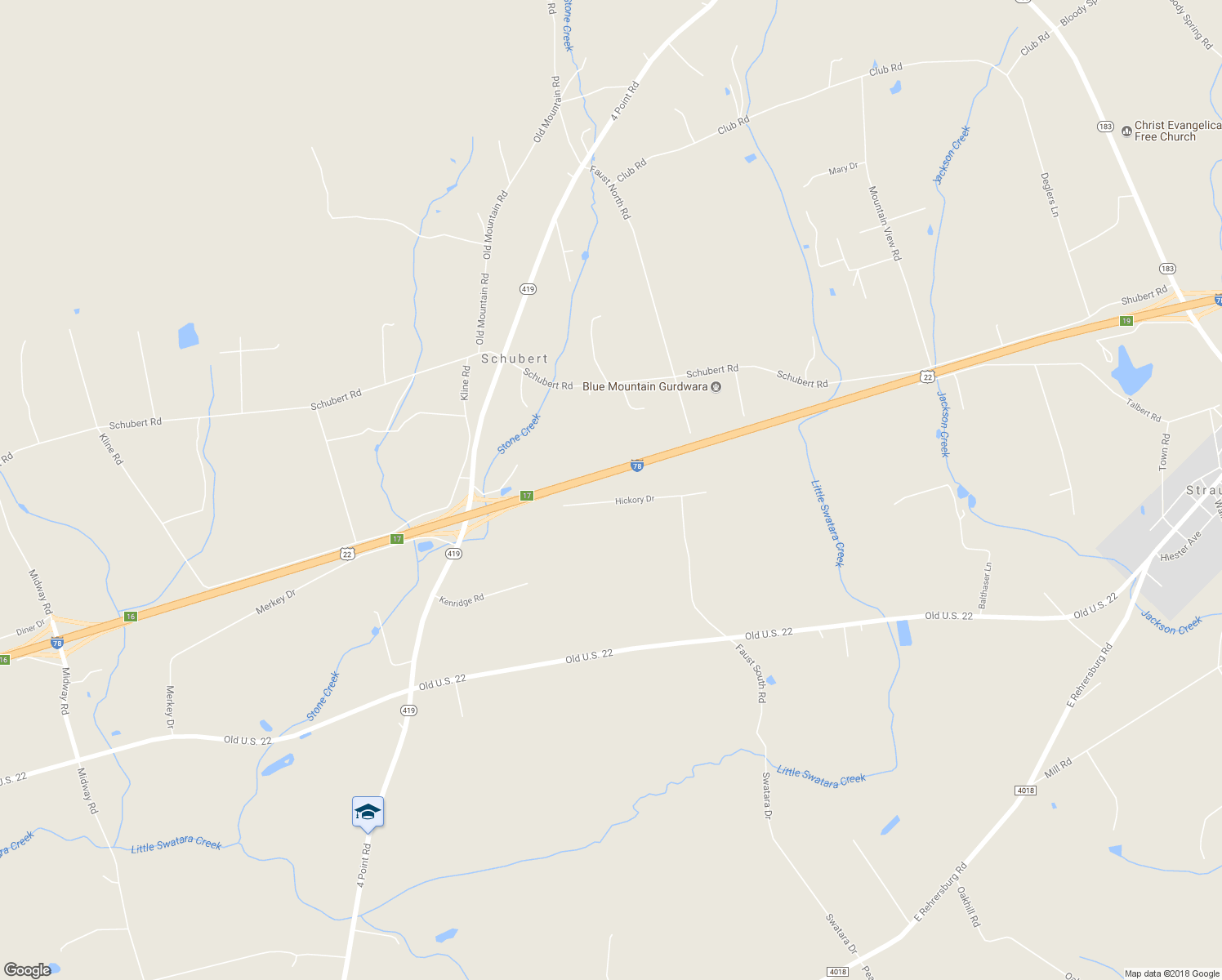 map of restaurants, bars, coffee shops, grocery stores, and more near 71 Hickory Drive in Bethel
