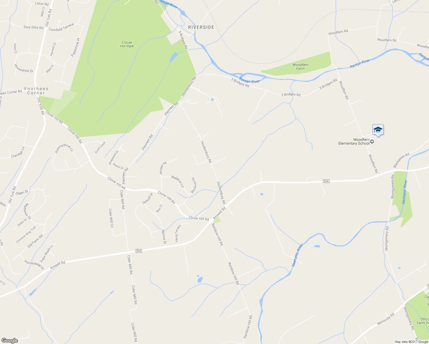 map of restaurants, bars, coffee shops, grocery stores, and more near 218 Hockenbury Road in Somerset County