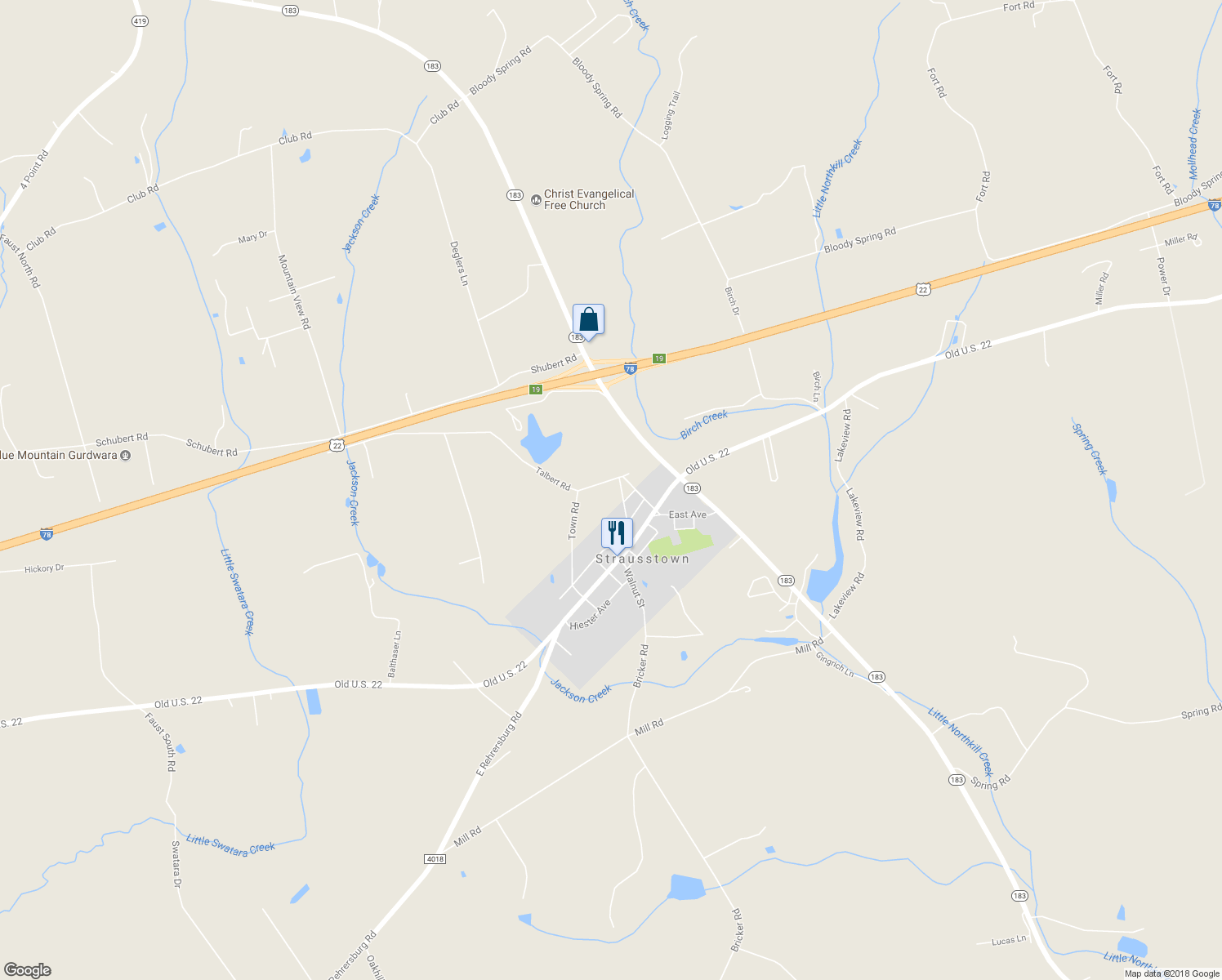 map of restaurants, bars, coffee shops, grocery stores, and more near 14 Talbert Road in Bethel