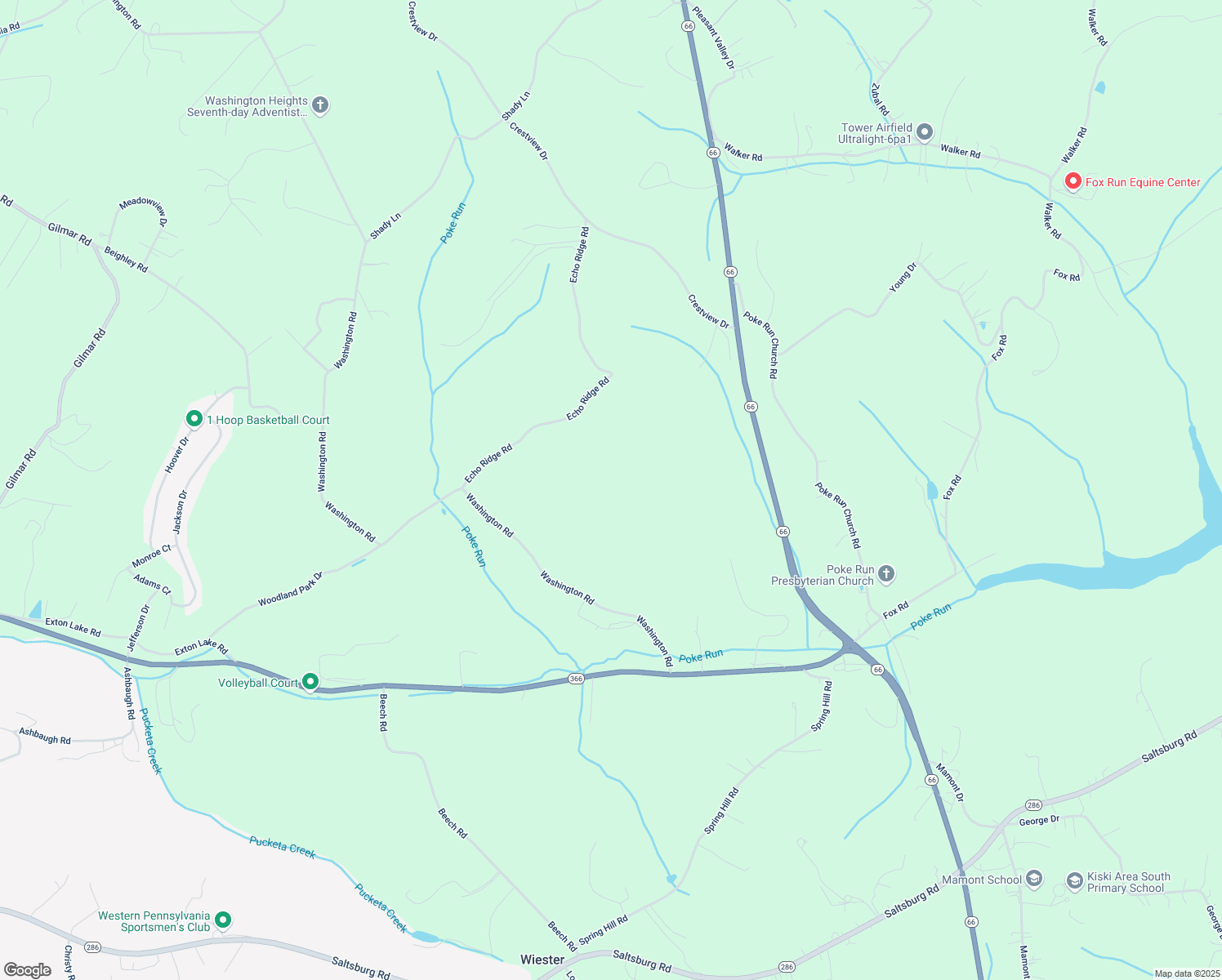 map of restaurants, bars, coffee shops, grocery stores, and more near 368 Echo Ridge Road in Apollo