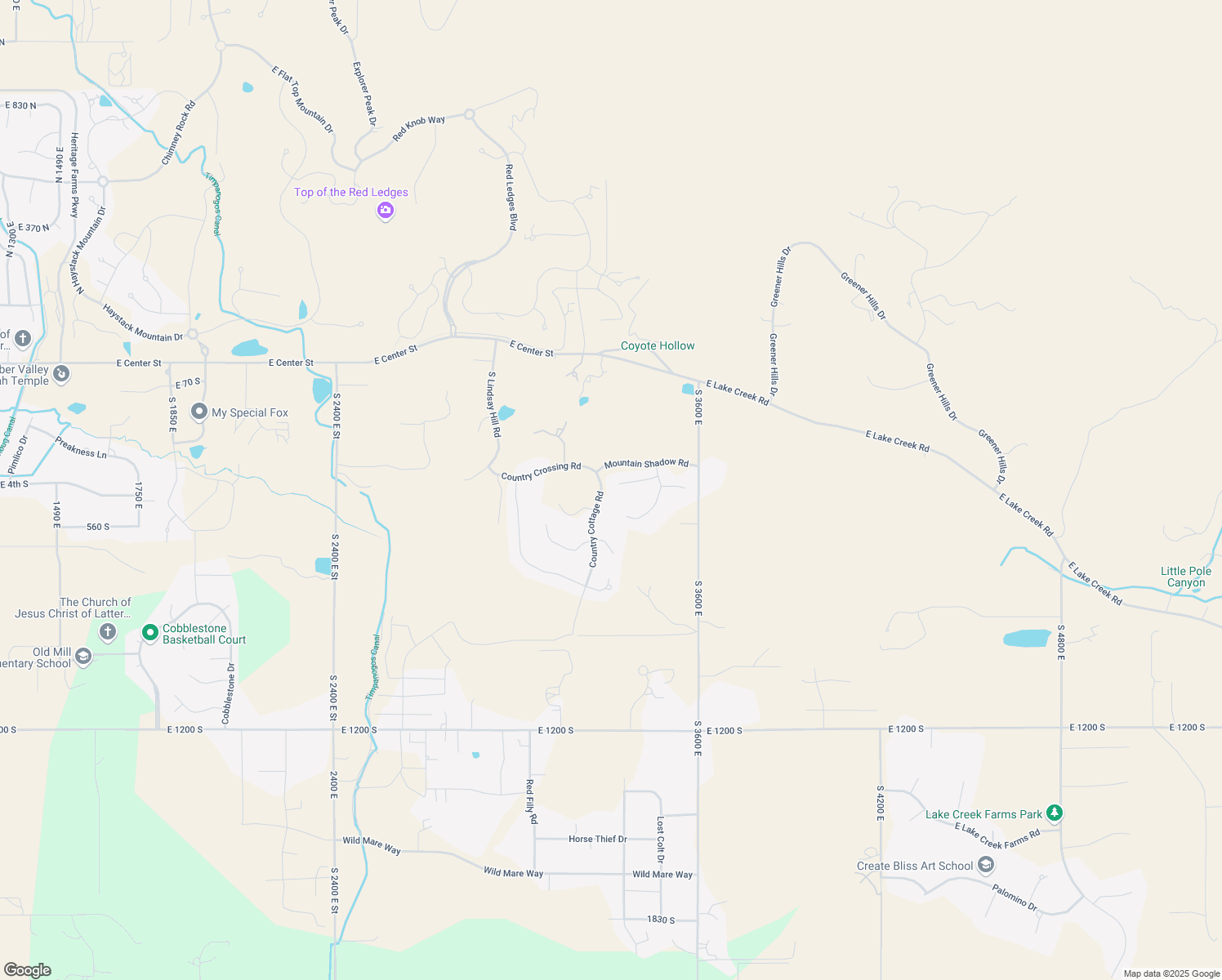 map of restaurants, bars, coffee shops, grocery stores, and more near 3180 Stoney Creek Circle in Heber City