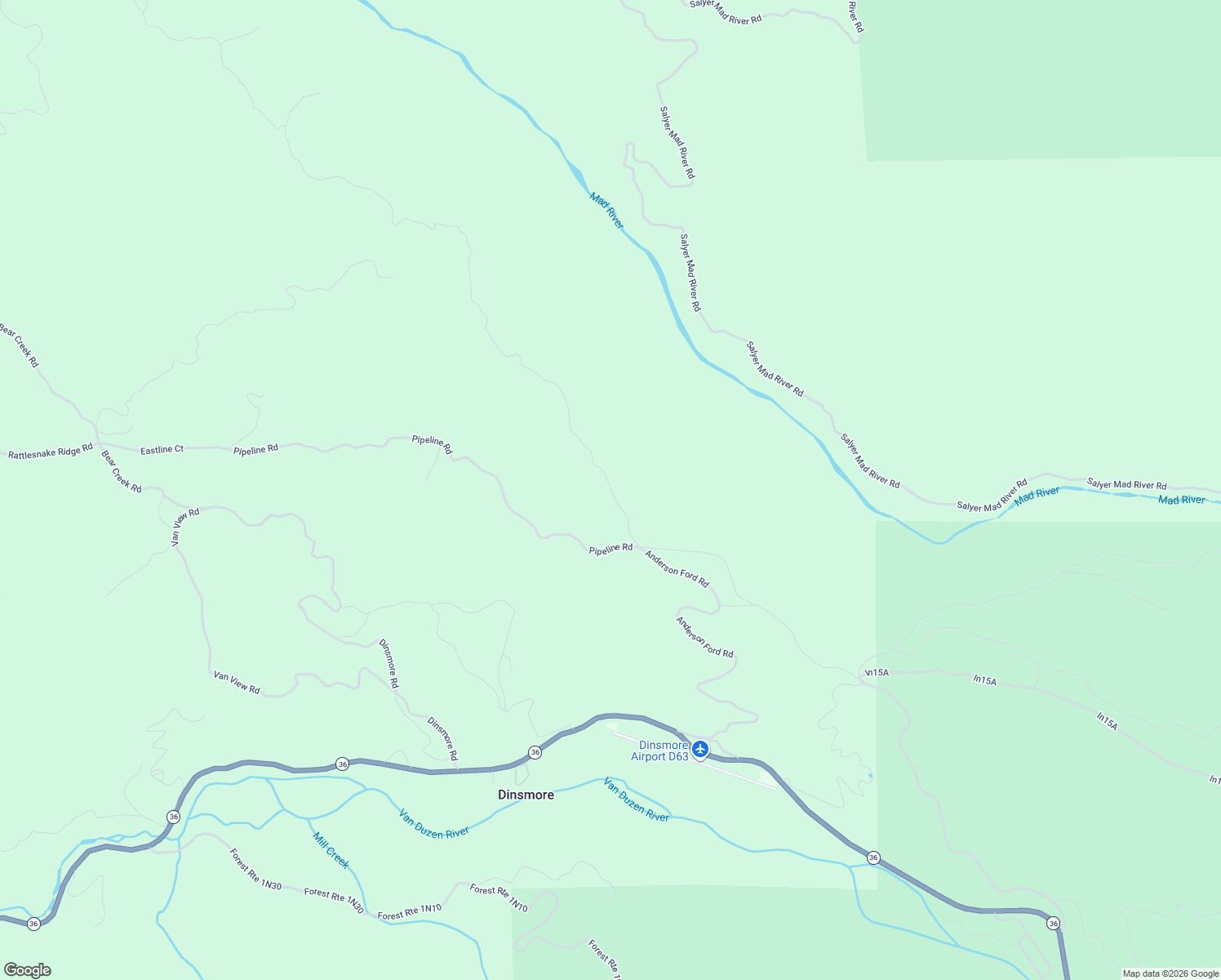 map of restaurants, bars, coffee shops, grocery stores, and more near Anderson Ford Road in Bridgeville