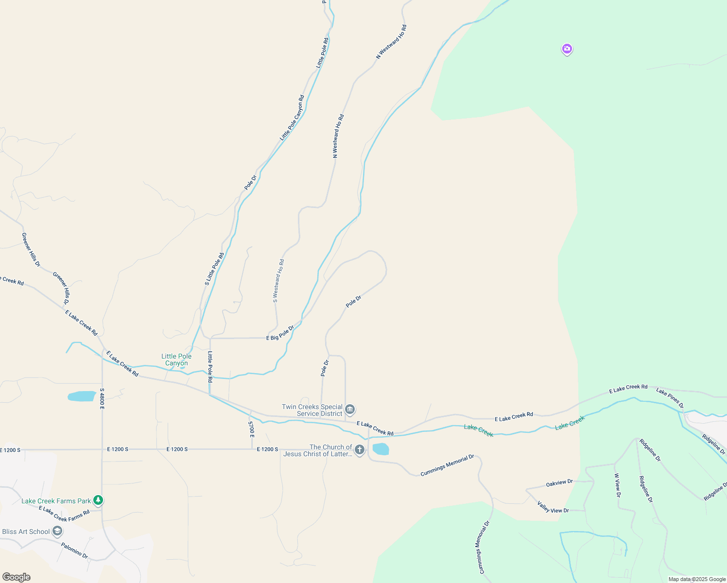 map of restaurants, bars, coffee shops, grocery stores, and more near 425 Pole Drive in Heber City