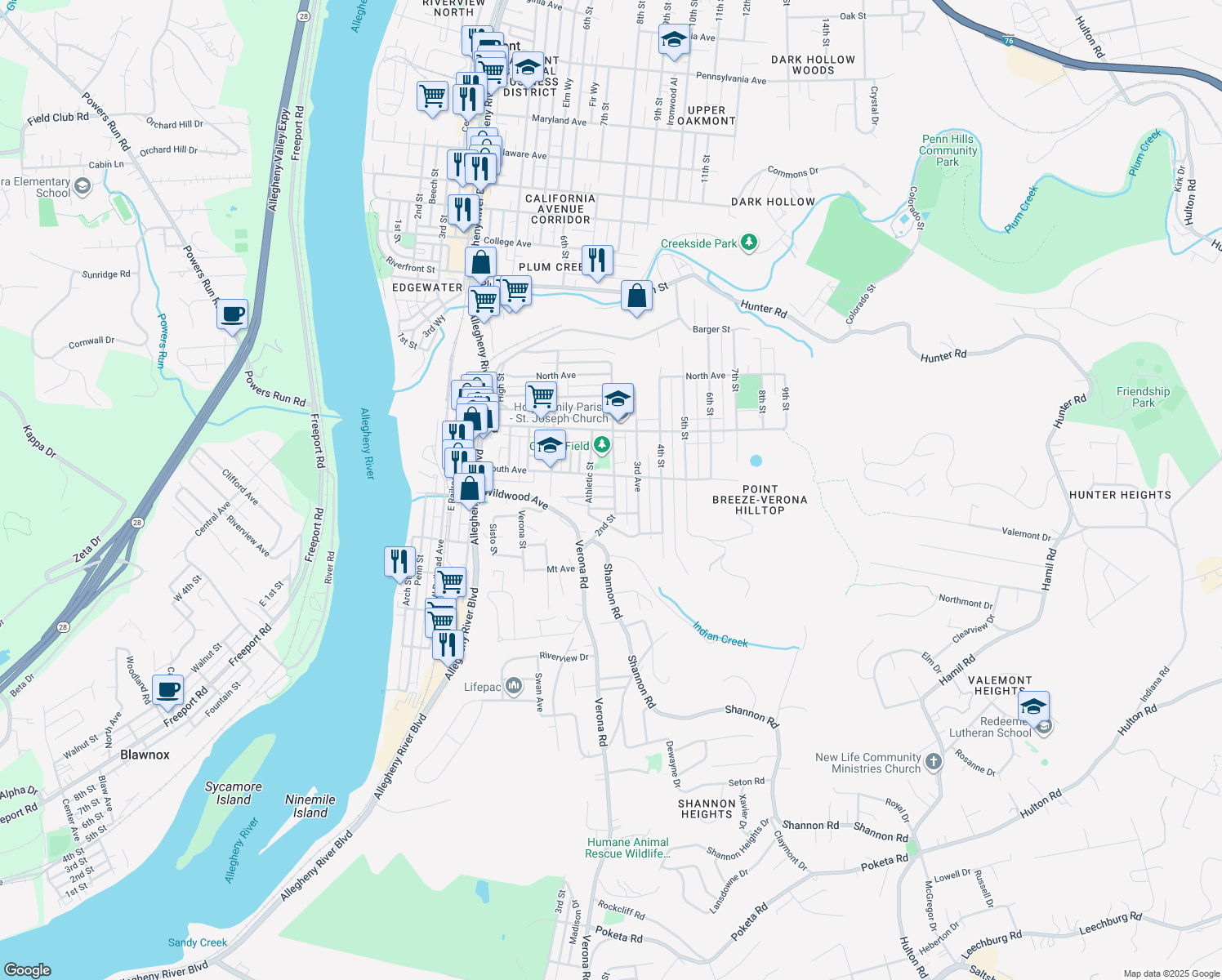 640 2nd Street, Verona PA Walk Score