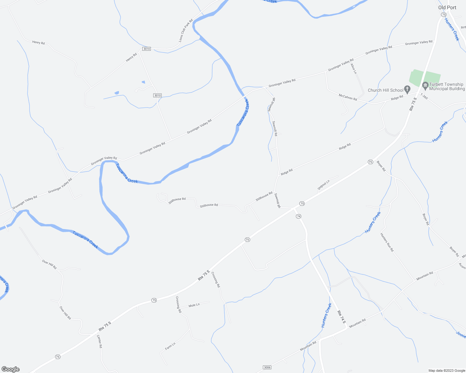 map of restaurants, bars, coffee shops, grocery stores, and more near 13129 Pennsylvania 333 in Port Royal