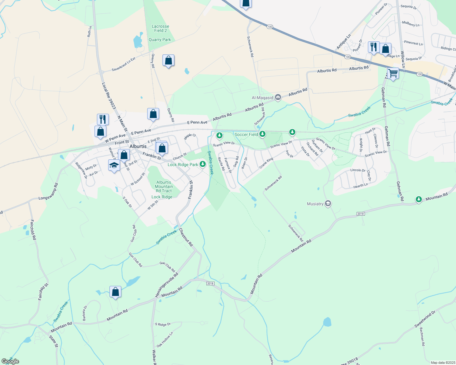 471 Racite Road, Alburtis PA Walk Score