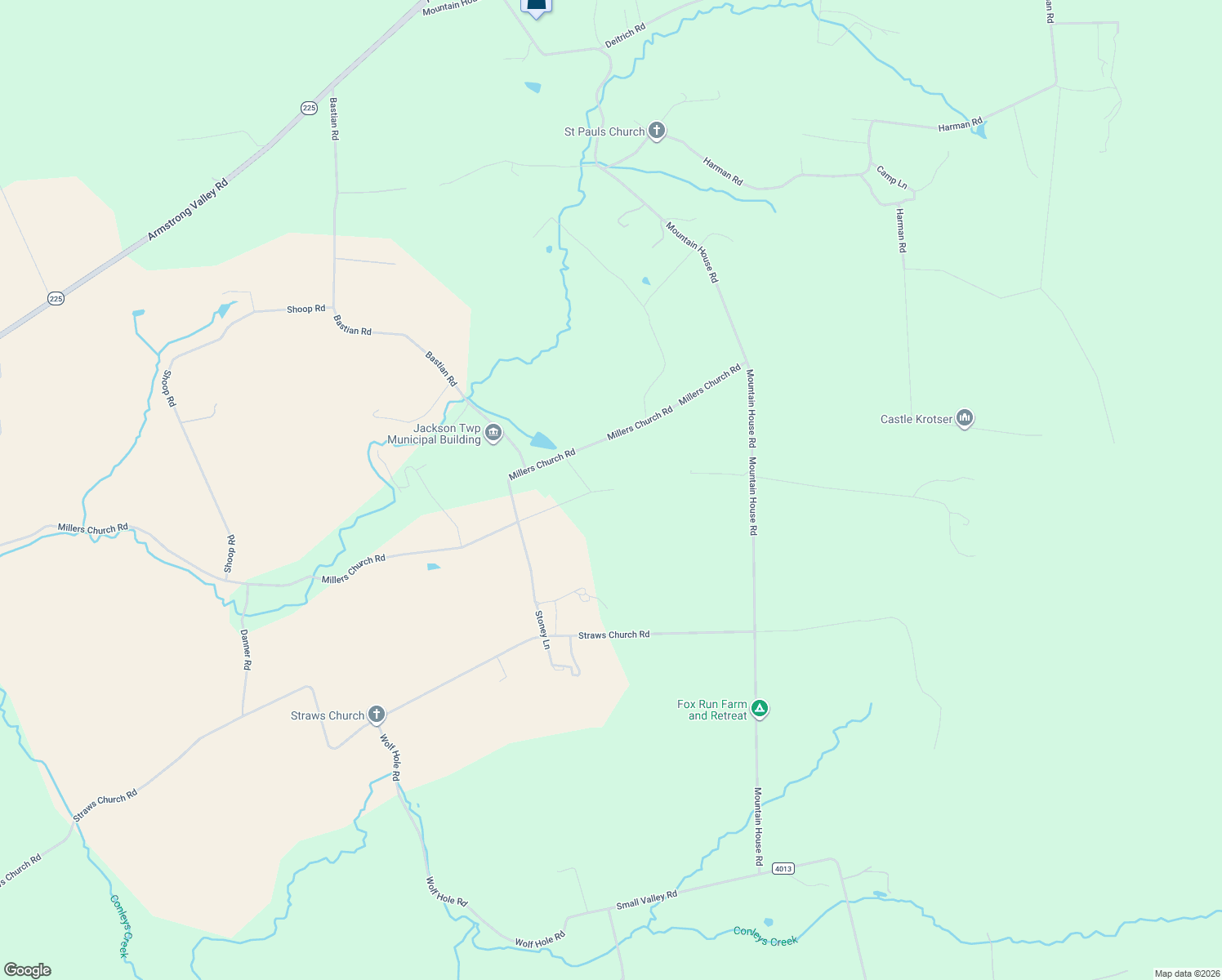 map of restaurants, bars, coffee shops, grocery stores, and more near 641 A Millers Church Road in Halifax