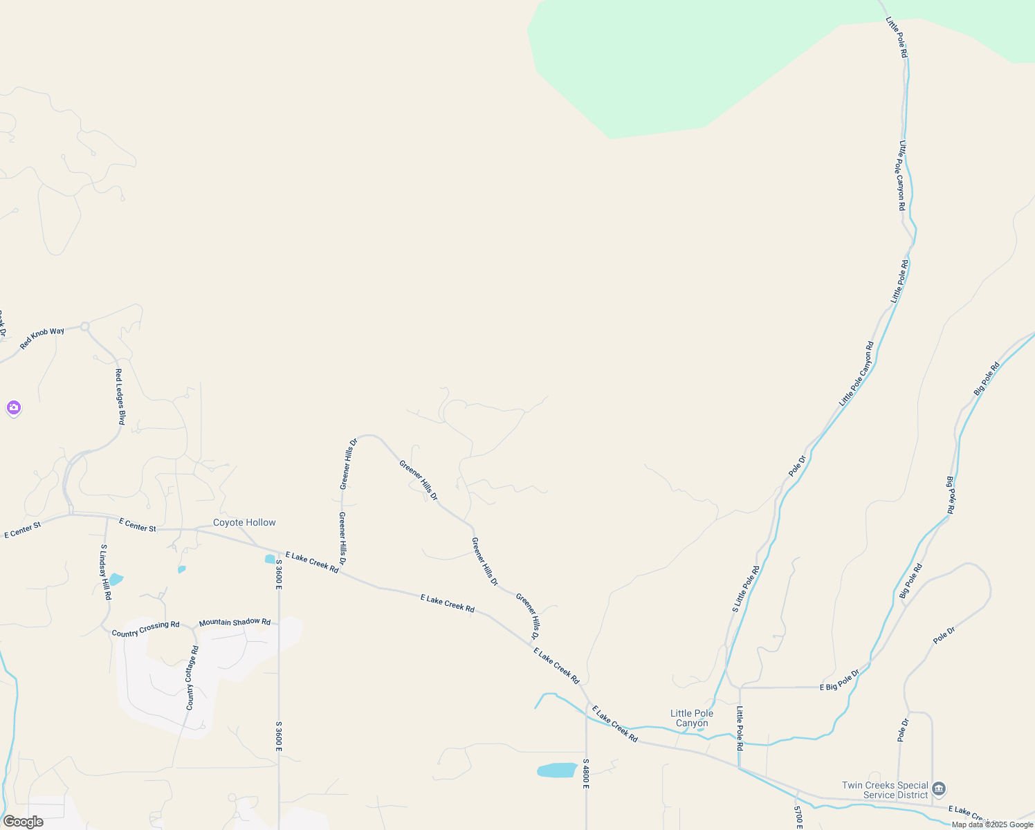 map of restaurants, bars, coffee shops, grocery stores, and more near 353 Greener Hills Lane in Heber City