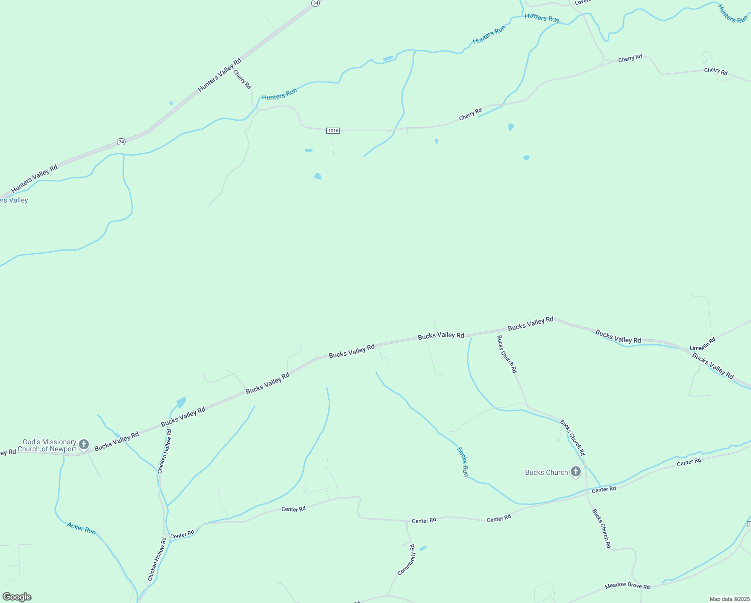 map of restaurants, bars, coffee shops, grocery stores, and more near 1135 Bucks Valley Road in Newport