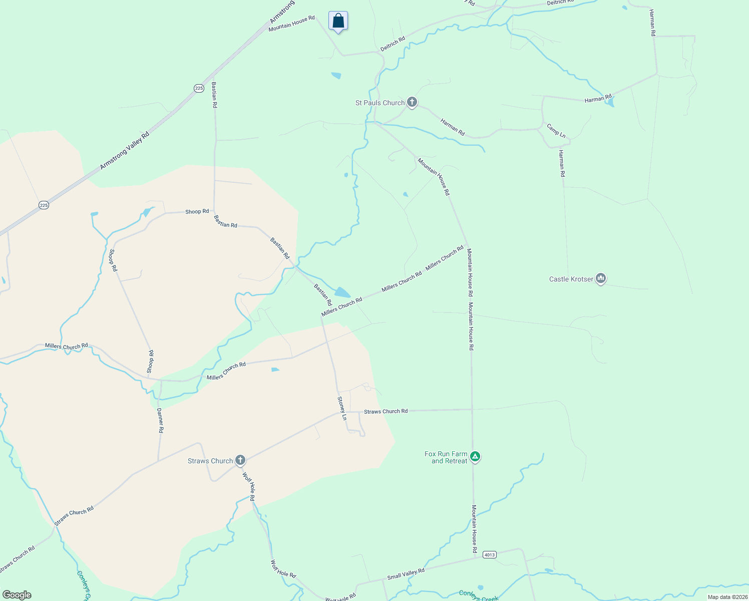 map of restaurants, bars, coffee shops, grocery stores, and more near 641 A Millers Church Road in Halifax
