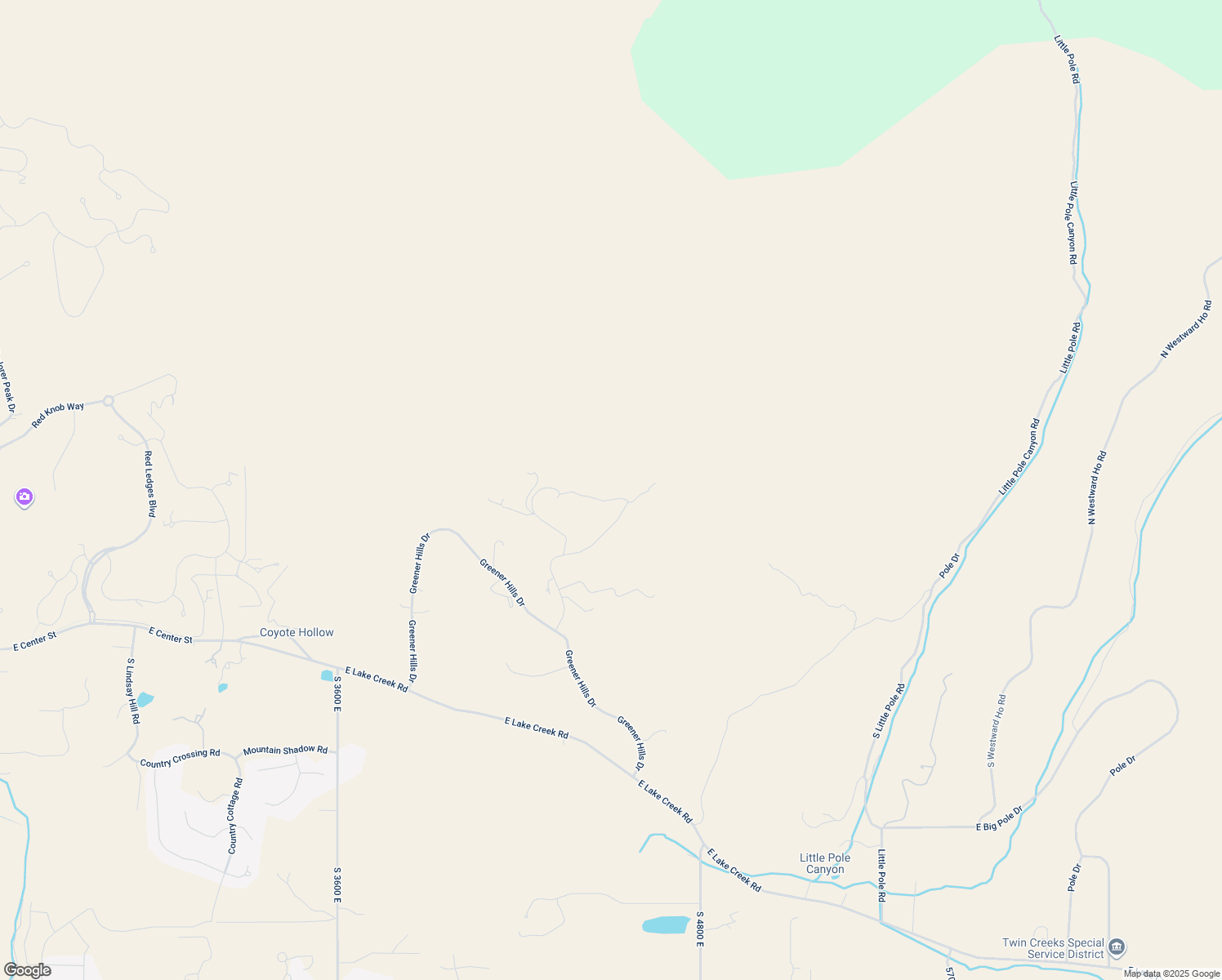 map of restaurants, bars, coffee shops, grocery stores, and more near 353 Greener Hills Lane in Heber City