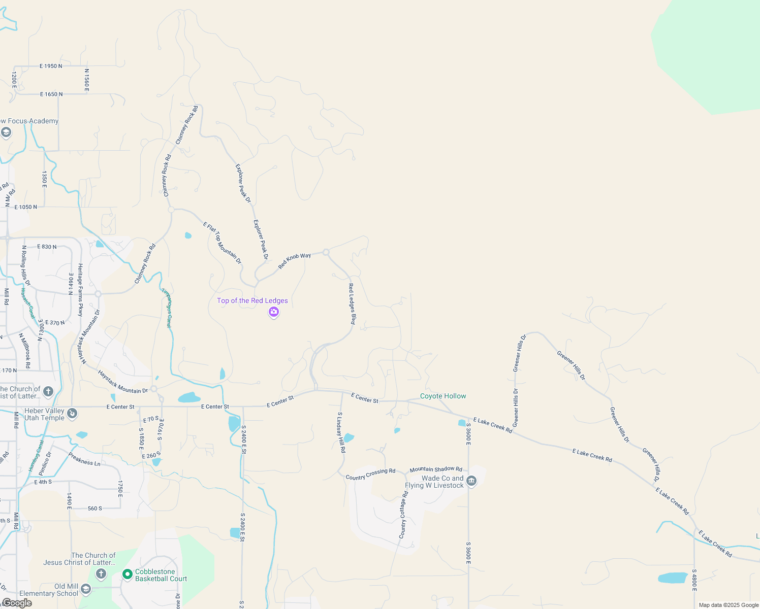 map of restaurants, bars, coffee shops, grocery stores, and more near 556 Ibapah Peak Drive in Heber City