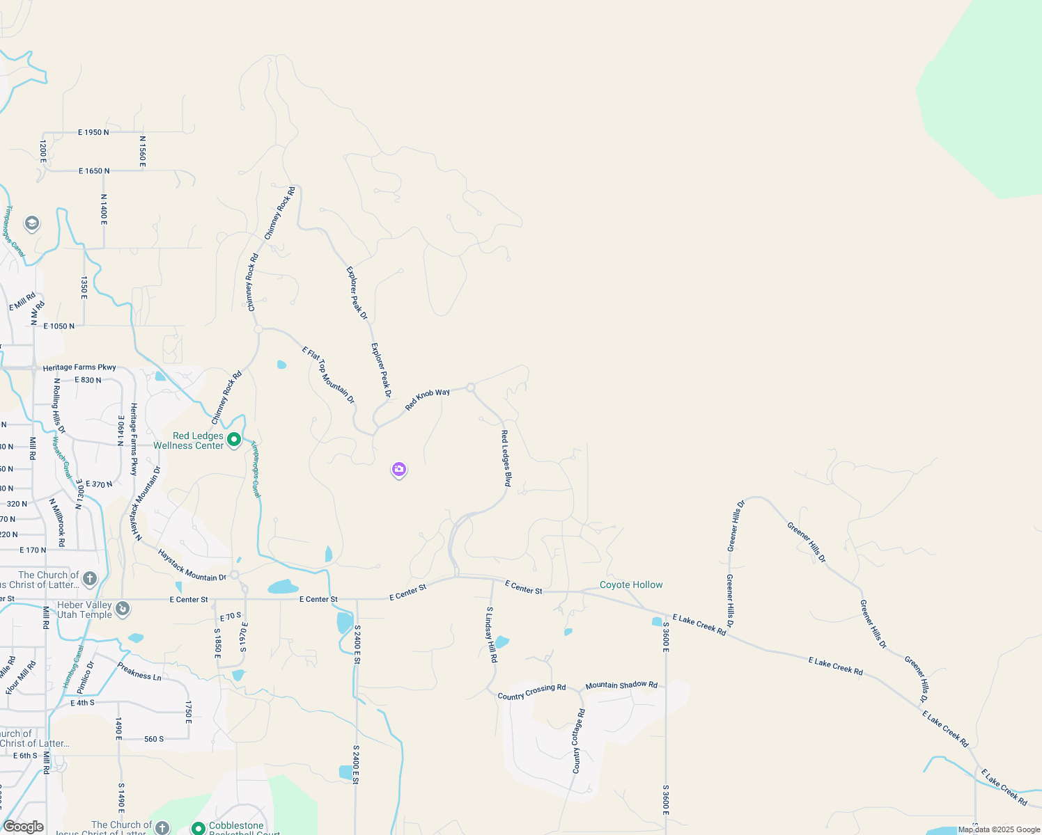 map of restaurants, bars, coffee shops, grocery stores, and more near 680 Pinto Knoll Circle in Heber City