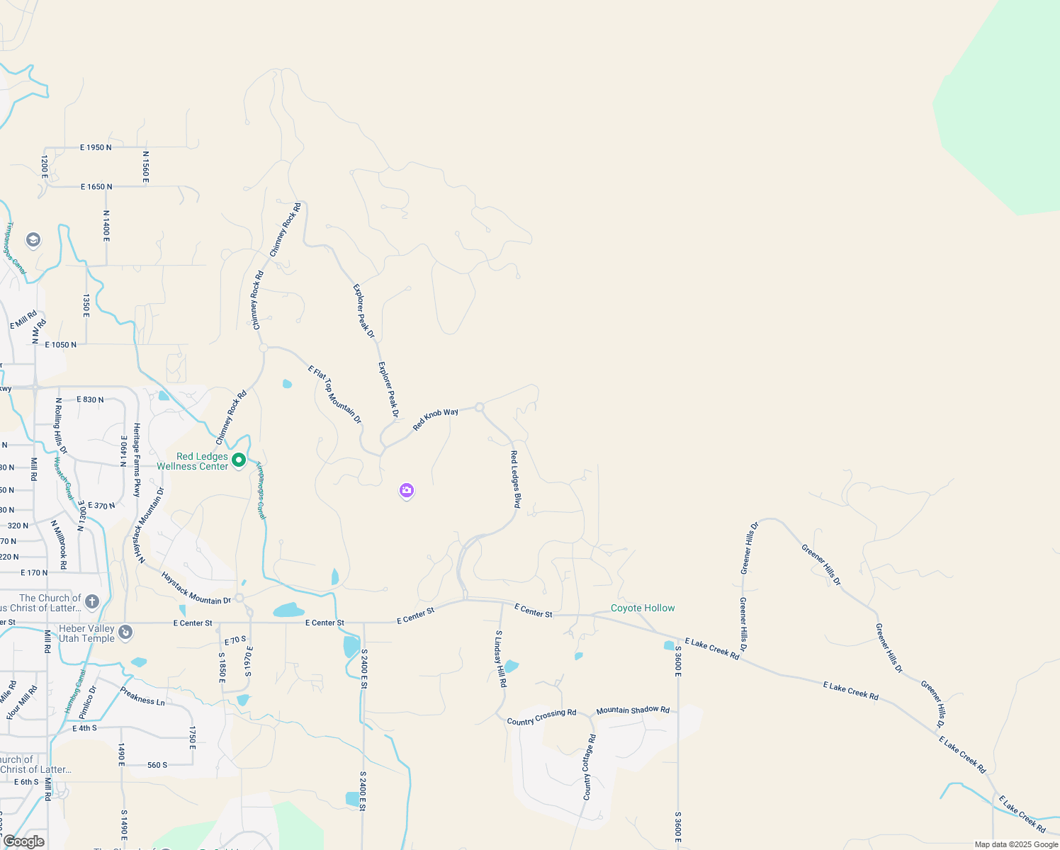 map of restaurants, bars, coffee shops, grocery stores, and more near 680 Pinto Knoll Circle in Heber City