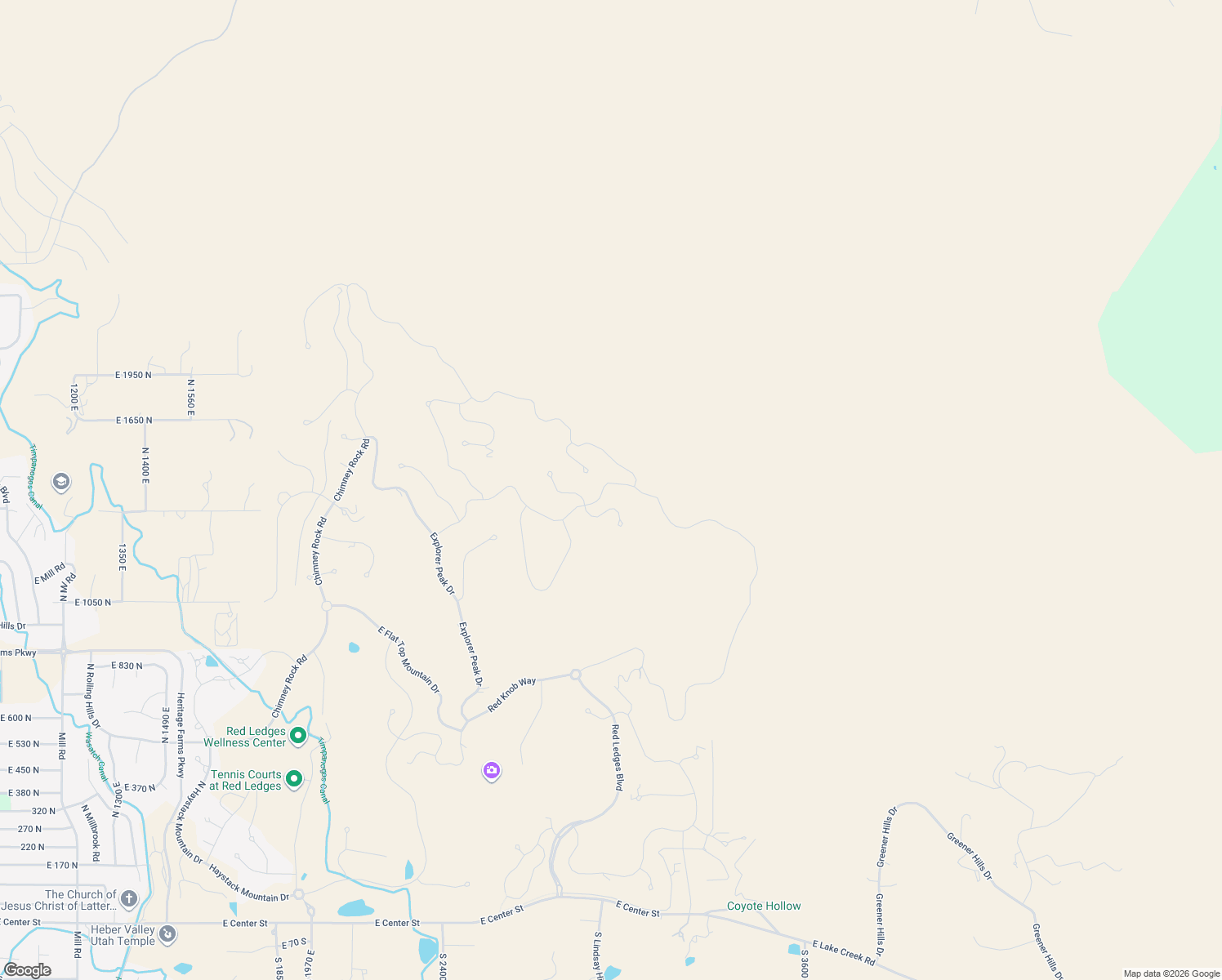 map of restaurants, bars, coffee shops, grocery stores, and more near 2978 Boulder Top Way in Heber City