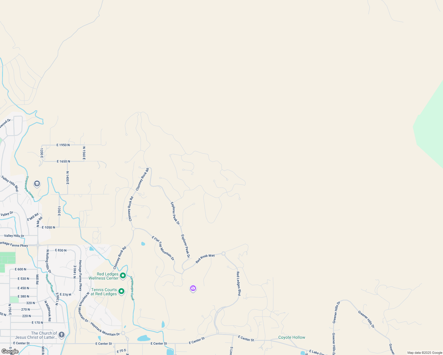 map of restaurants, bars, coffee shops, grocery stores, and more near 1507 Red Castle Circle in Heber City